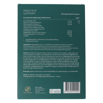 Perfect Health Prostate support 30.00 Tabletten