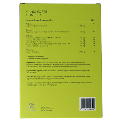 Perfect Health Candi forte complex 90.00 Capsules