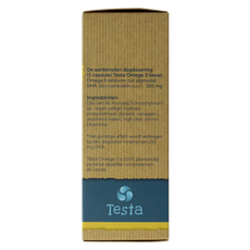 Testa Omega 3 algenolie 250mg DHA vegan NL 60.00 Vegetarische capsules