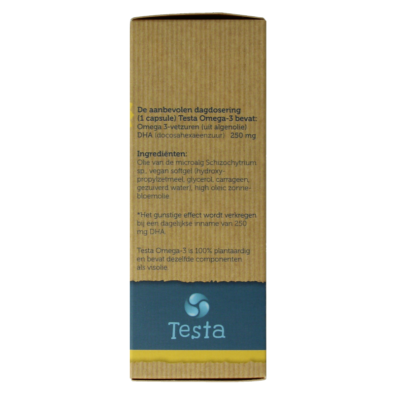 Testa Omega 3 algenolie 250mg DHA vegan NL 60 Vegetarische capsules