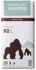 Chocolatemakers Gorilla extra puur 92% bio 80.00 Gram