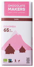Chocolatemakers Pure love reep 65% puur fairtrade bio 80.00 Gram