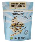 Chocolatemakers Zeiltjes wit met cacaonibs & vanille bio 100.00 Gram