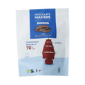 Chocolatemakers Zeiltjes puur 70% met cacaonibs & zeezout bio 100.00 Gram