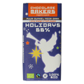Chocolatemakers Holiday bar 65% met sinaasappel-kruidnagel bio 85 Gram