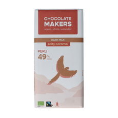 Chocolatemakers Fairtrade salty caramel 49% bio 80.00 Gram