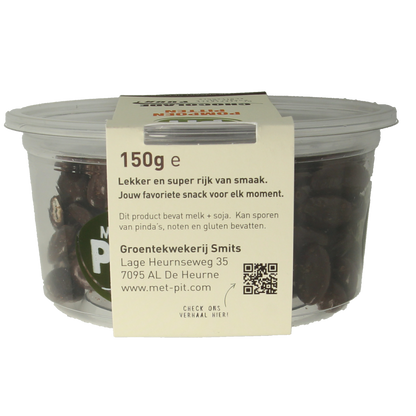 Met PIT Pompoenpitten pure chocolade 150.00 Gram