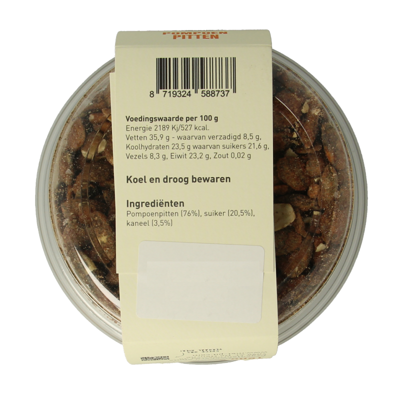 Met PIT Pompoenpitten kaneel 150 Gram