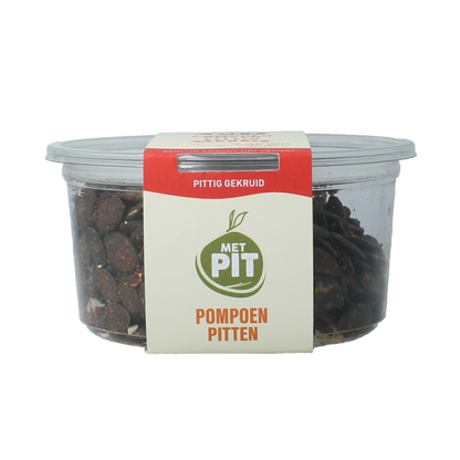Met PIT Pompoenpitten pittig gekruid 150 Gram
