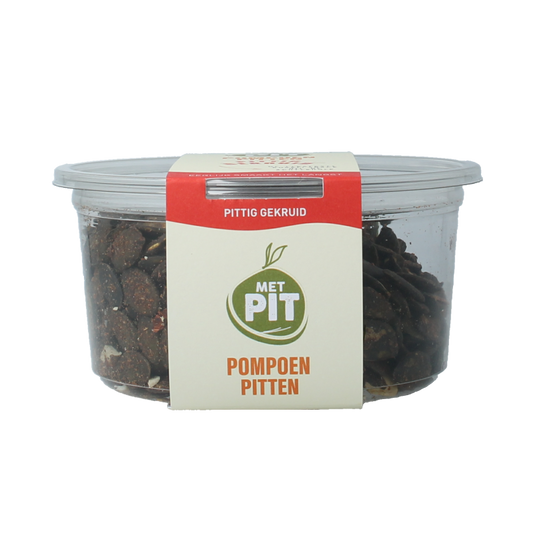 Met PIT Pompoenpitten pittig gekruid 150 Gram