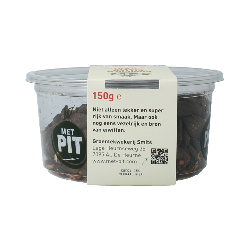 Met PIT Pompoenpitten pittig gekruid 150 Gram