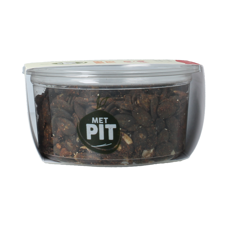 Met PIT Pompoenpitten pittig gekruid 150 Gram