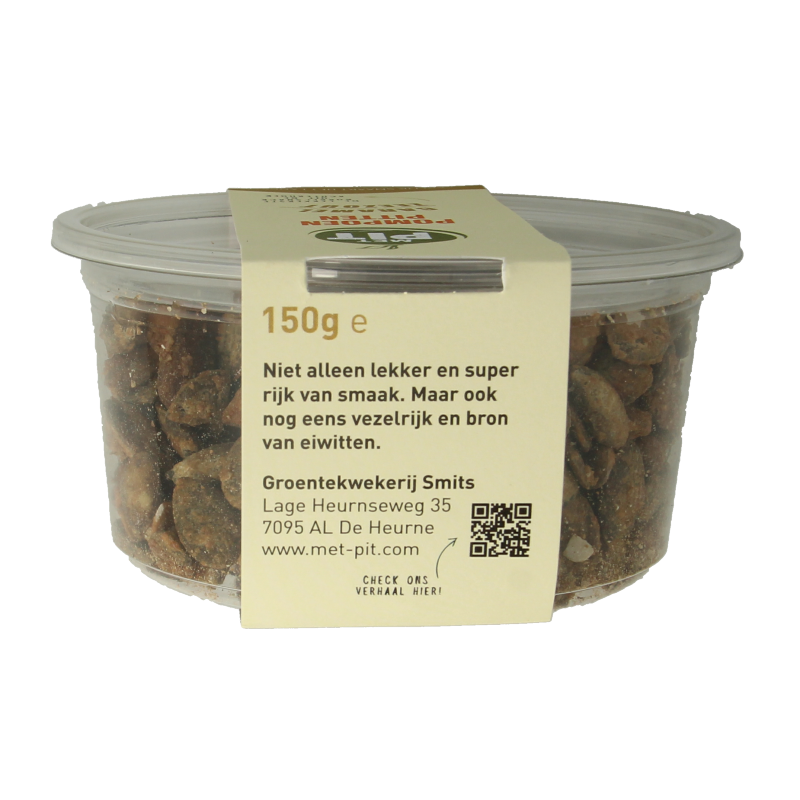 Met PIT Pompoenpitten caramel zeezout 150 Gram