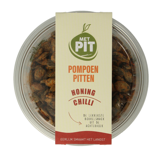 Met PIT Pompoenpitten honing chili 150 Gram