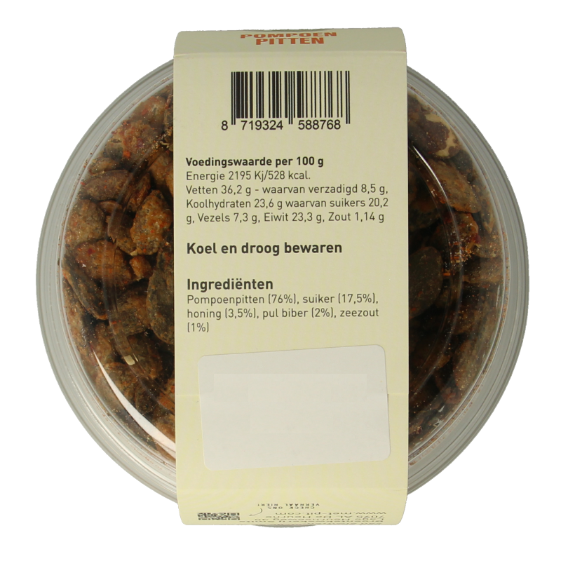 Met PIT Pompoenpitten honing chili 150 Gram