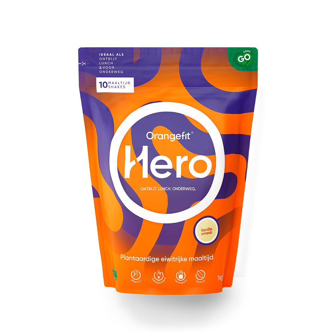 Orangefit Hero shake vanilla 1.00 Kilogram