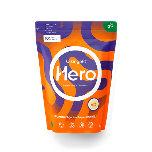 Orangefit Hero shake vanilla 1.00 Kilogram