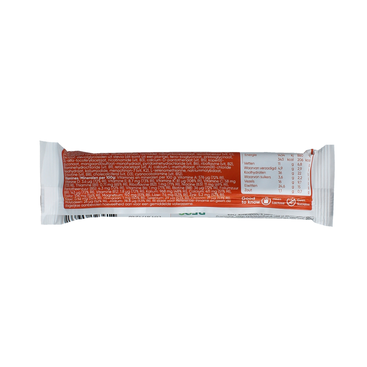 Orangefit Diet bar choco 60.00 Gram