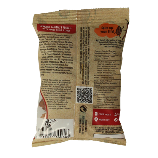 John Altman Mixed nuts maple & chilli 45 Gram