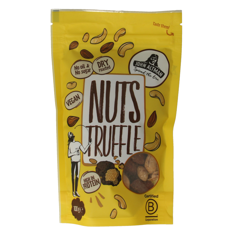 John Altman Dry roasted mixed nuts truffle 100 Gram