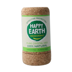 Happy Earth Pure crystal deodorant unscented 90 Gram