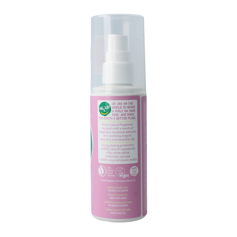 Happy Earth Pure deodorant spray lavender ylang 100 Milliliter