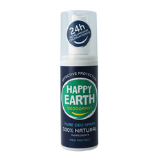 Happy Earth Pure deodrant spray men protect 100 Milliliter