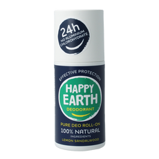 Happy Earth Pure deodorant roll-on men protect 75 Milliliter