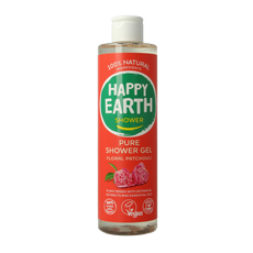 Happy Earth Pure showergel floral patchouli 300.00 Milliliter