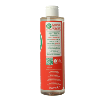 Happy Earth Pure showergel floral patchouli 300.00 Milliliter