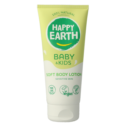 Happy Earth Bodylotion voor baby & kids 200.00 Milliliter