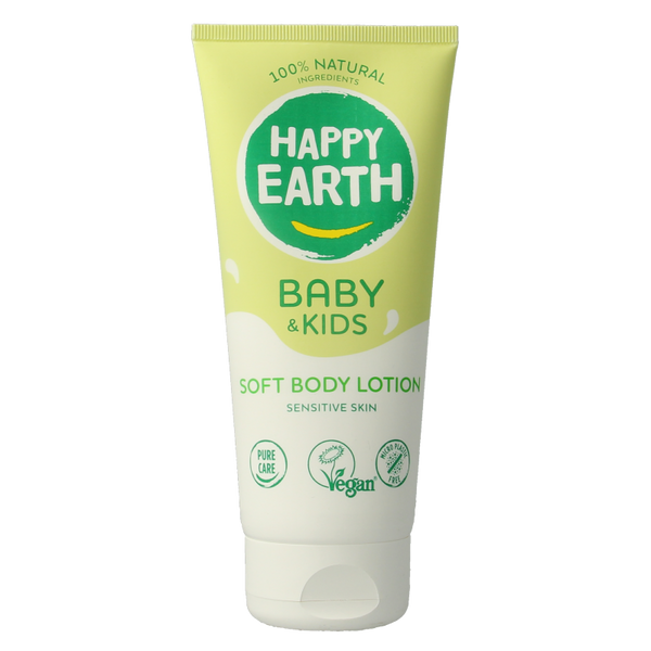 Happy Earth Bodylotion voor baby & kids 200 Milliliter