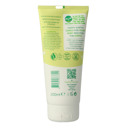 Happy Earth Bodylotion voor baby & kids 200.00 Milliliter