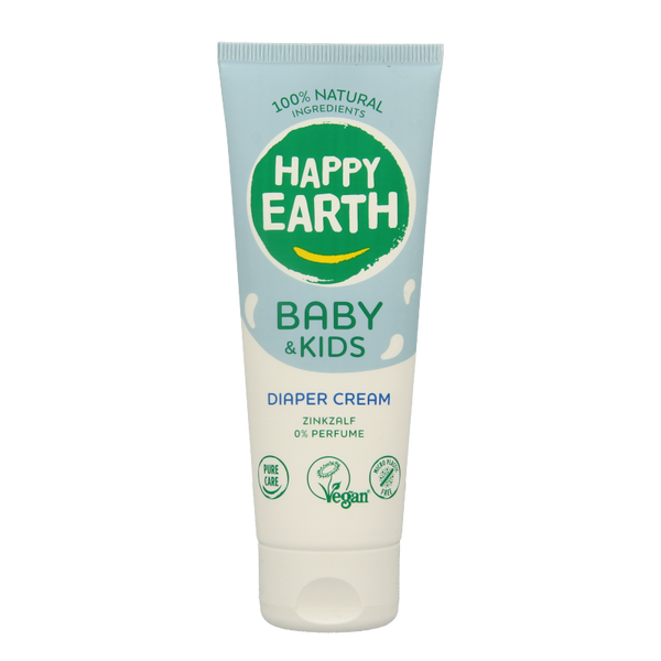 Happy Earth Billencreme zink voor baby & kids 75 Milliliter