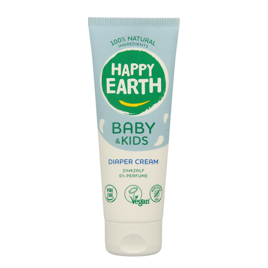 Happy Earth Billencreme zink voor baby & kids 75 Milliliter