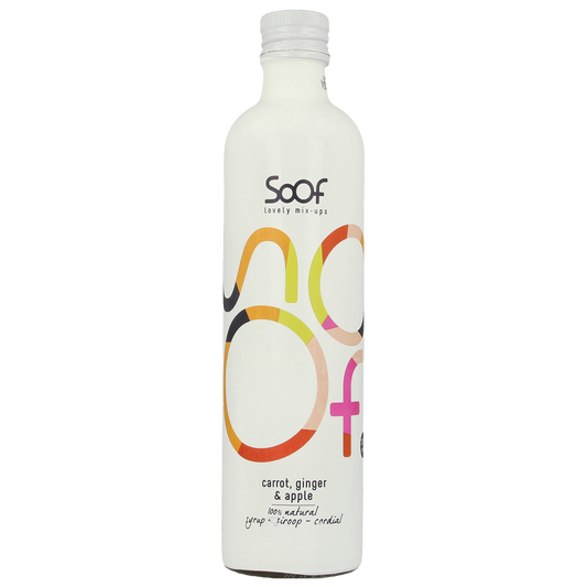Soof Drinks Siroop wortel gember & appel 340.00 Milliliter