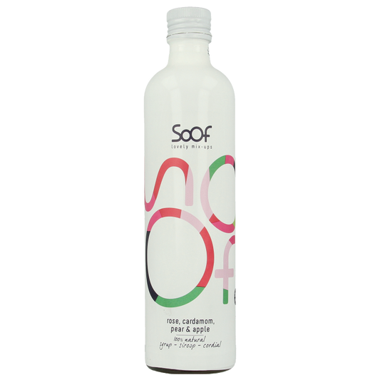 Soof Drinks Siroop kardemom peer & appel 340 Milliliter