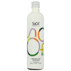 Soof Drinks Siroop citroengras peer limoen 340.00 Milliliter