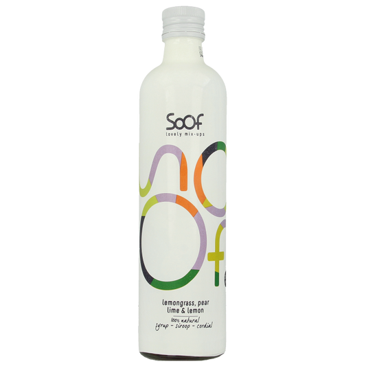 Soof Drinks Siroop citroengras peer limoen 340 Milliliter