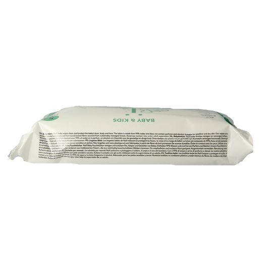 Naif Baby & kids plastic-free wipes 54 Stuks