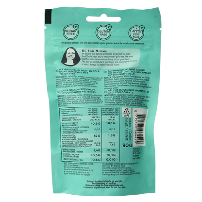 Food2Smile Gimme gummy mix suikervrij lactosevrij 90.00 Gram