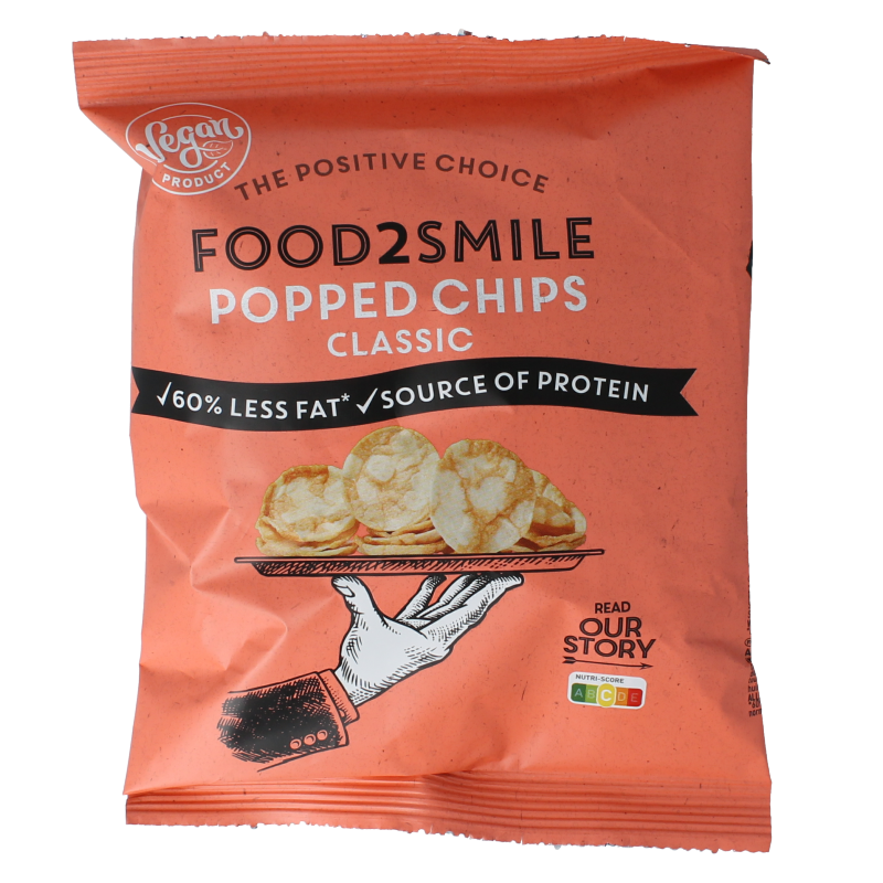 Food2Smile Popped chips classic 25 Gram