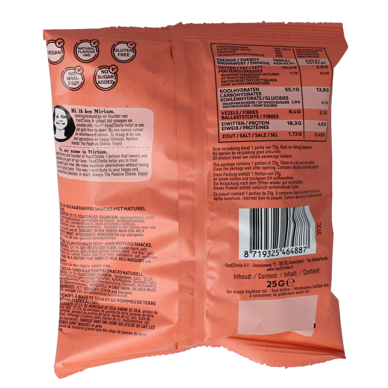 Food2Smile Popped chips classic 25 Gram