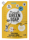 Marcel's Green Soap Wasmiddel universeel vanille & katoen navulling 1 Liter