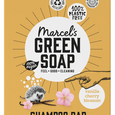 Marcel's Green Soap Shampoo bar vanille & kersenbloesem 90.00 Gram