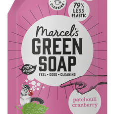 Marcel's Green Soap Handzeep patchouli & cranberry navul 500.00 Milliliter