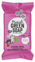 Marcel's Green Soap Cleansing wipes patchouli & cranberry 60 Stuks