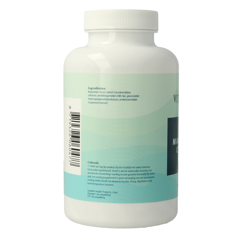 Vitacura Magnesium citraat 200 mg 180 Tabletten