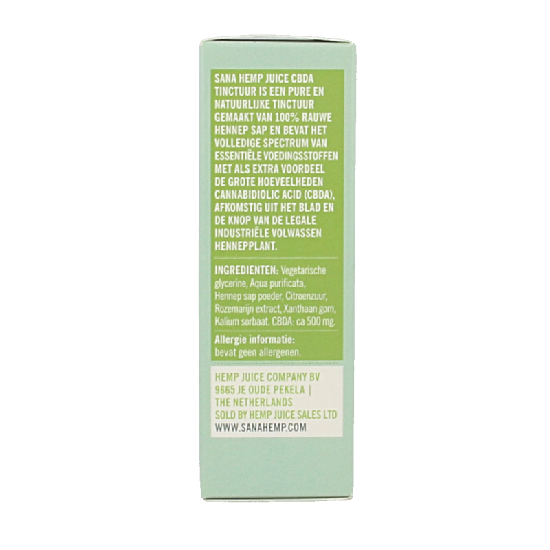 Sana Hemp Juice CBD A tinctuur  30 Gram