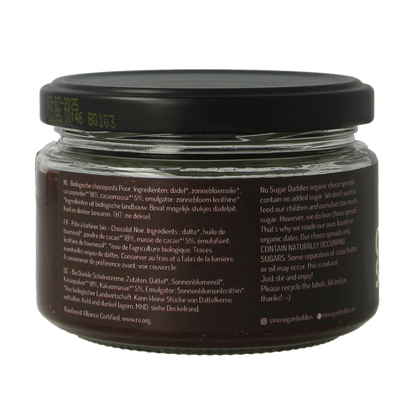No Sugar Daddies Chocopasta puur bio 200.00 Gram